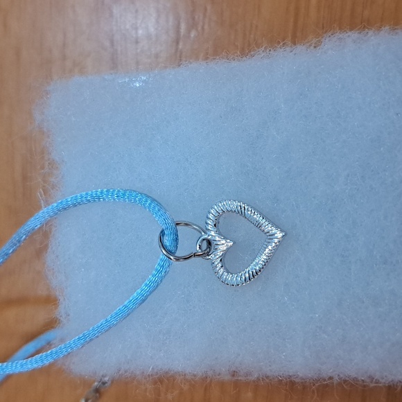 Pink Crystal Heart Necklace - Picture 5 of 5